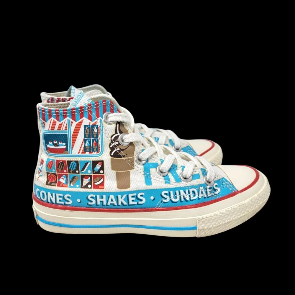 Converse Chuck 70 Hi Sweet Scoops Youth 2‎ Kids Ice Cream High Top A00395F
